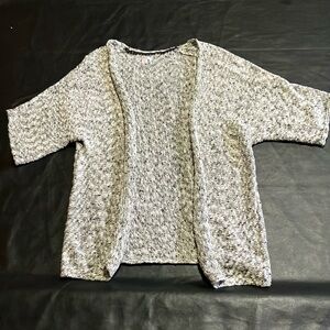 Xhilaration Gray Open-Front Cardigan Sweater